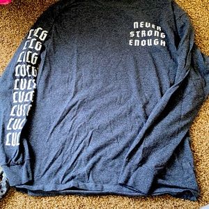 Live Large Long Sleeve weightlifting tee shirt